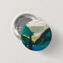 Canadese Rockies retro vintage poster Knop