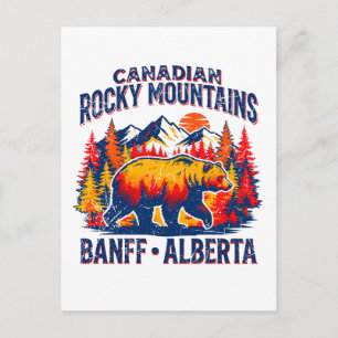 Canadese Rocky Mountains Banff Alberta Wilde diere Briefkaart