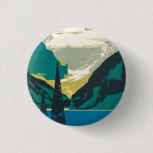 Canadese Rocky Mountains Knop Ronde Button 3,2 Cm (Voorkant)