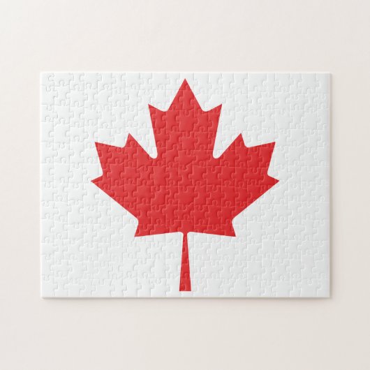 canadese rode bladesdoorn legpuzzel (Horizontaal)