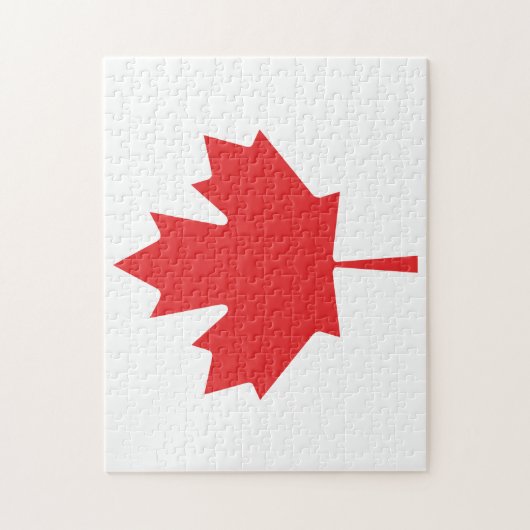 canadese rode bladesdoorn legpuzzel (Verticaal)