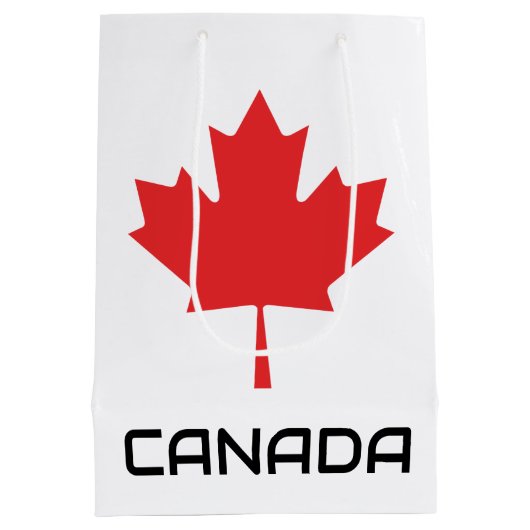 canadese rode bladesdoorn medium cadeauzakje (Achterkant)