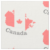 canadese rode bladesdoorn stof (Close Up)
