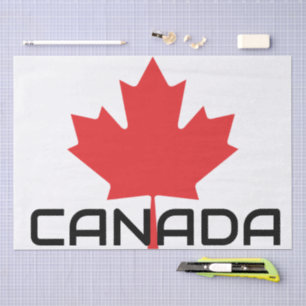 canadese rode bladesdoorn tissuepapier