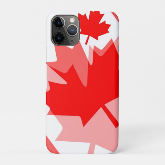 Canadese Rode Esdoorblad Laagjes Model CANADA Case-Mate iPhone Case (Achterkant)