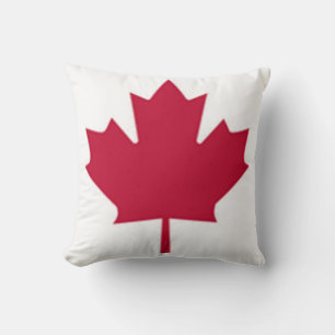 Canadese rode esdoornbladkussen kussen
