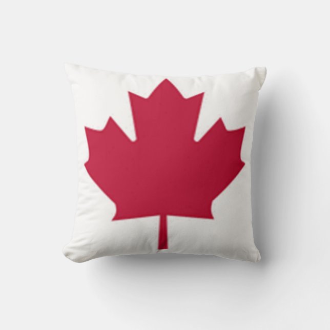 Canadese rode esdoornbladkussen kussen (Voorkant)