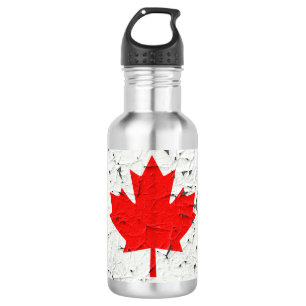 Canadese Rode Esdorublad CANADA Afbladderende Verf Waterfles