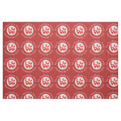 Canadese Rode LOVE Vlag Gepersonaliseerd Stof (Fat Quarter)