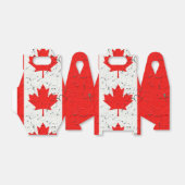Canadese rode mantel Leaf CANADA Peeling Paint Bedankdoosjes (Uitgevouwen)
