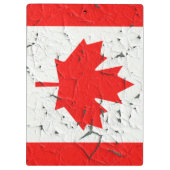 Canadese rode mantel Leaf CANADA Peeling Paint Klembord (Achterkant)