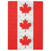 Canadese rode mantel Leaf CANADA Peeling Paint Klembord (Achterkant)