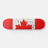 Canadese rode mantel Leaf CANADA Peeling Paint Persoonlijk Skateboard (Horizontaal)