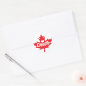 Canadese rode rode witte stickers (Envelop)