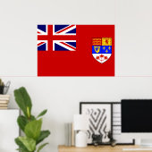 Canadese rode vlag poster (Thuiskantoor)