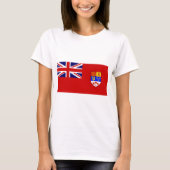 Canadese rode vlag t-shirt (Voorkant)