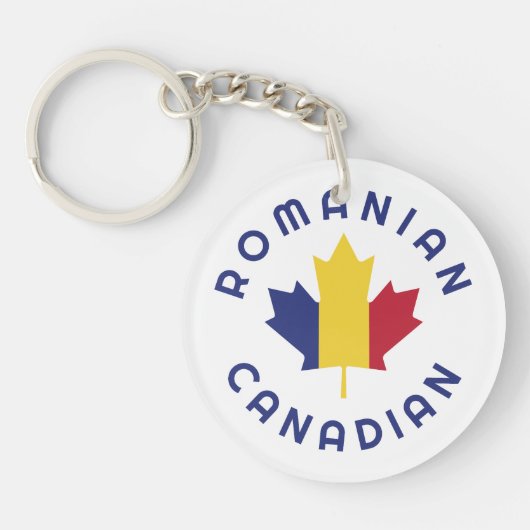 Canadese Roemeense roots Sleutelhanger (Voorkant)