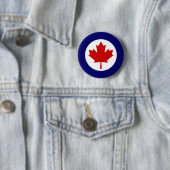 Canadese Roundel Ronde Button 5,7 Cm (In situ)