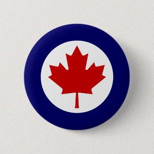 Canadese Roundel Ronde Button 5,7 Cm