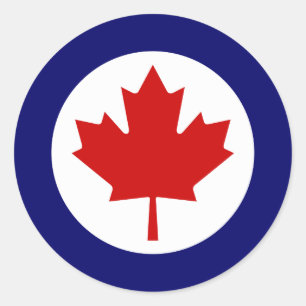 Canadese Roundel Ronde Sticker