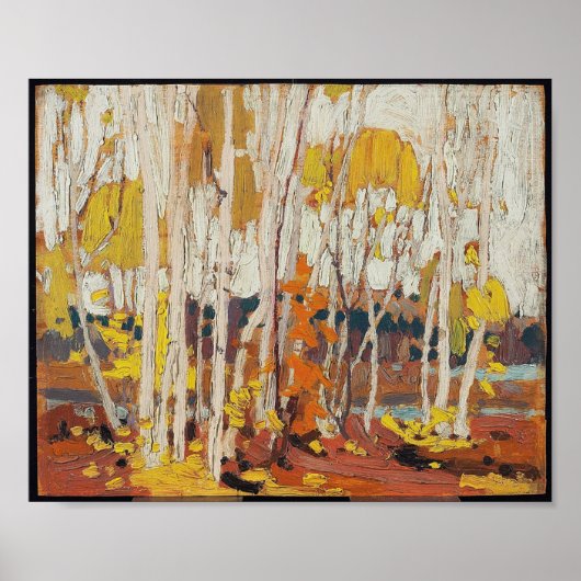  Canadese schilderijen Tom Thomson Autumn Birch Poster (Voorkant)
