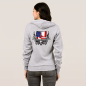 Canadese Schildvlag Hoodie (Achterkant volledig)