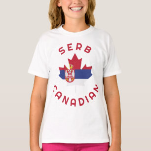 Canadese Servische roots T-shirt