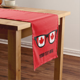 Canadese Shades aangepaste tabelrunners Korte Tafelloper
