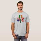Canadese Shamrock Flag T-shirt (Voorkant volledig)