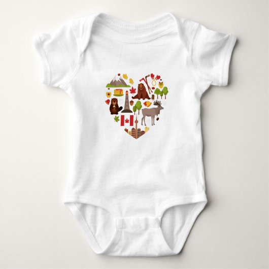 Canadese shirten en jassen romper (Voorkant)