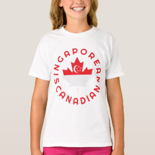 Canadese Singaporese roots T-shirt