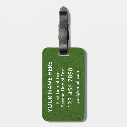 Canadese Sjabloon Lacrosse Bagagelabel (Achterkant verticaal)