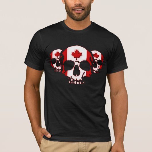 Canadese Skulls T-shirt (Voorkant)