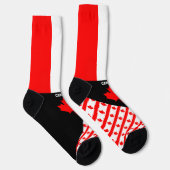 Canadese Sokken, Canadese vlag kleuren / sport Sokken (Rechts)