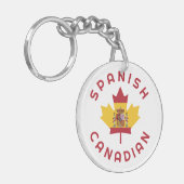 Canadese Spaanse roots Sleutelhanger (Voorkant Links)