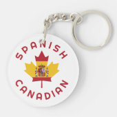 Canadese Spaanse roots Sleutelhanger (Achterkant)