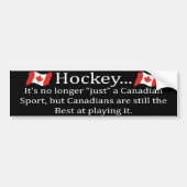 Canadese sport bumpersticker (Voorkant)