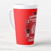 Canadese Staatsburgerschap Viering Cadeau Latte Mok (Linkerhoek)