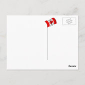 Canadese staten en steden briefkaart (Achterkant)