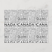 Canadese staten en steden briefkaart (Voorkant)