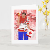 Canadese sterke LeeMarie's creatieve ontwerp Kaart (Gele Bloem)