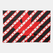 Canadese strepen theedoek (Horizontaal)