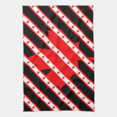 Canadese strepen theedoek (Verticaal)