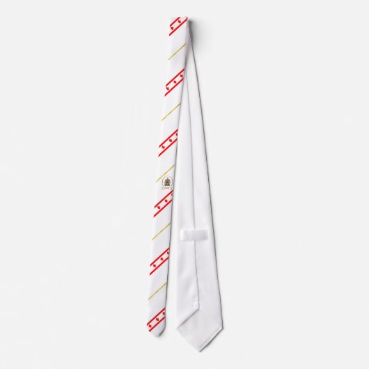 Canadese strepen vlag stropdas (Achterkant)