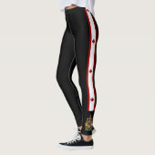 Canadese strepenvlag leggings (Links)