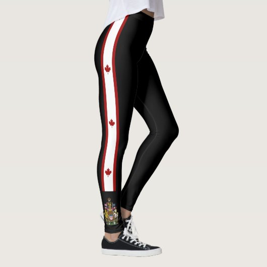 Canadese strepenvlag leggings (Rechts)