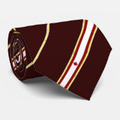 Canadese strepenvlag stropdas (Opgerold)