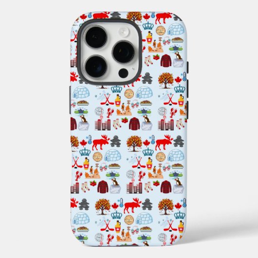 Canadese Symbolen Case-Mate iPhone Case (Achterkant)
