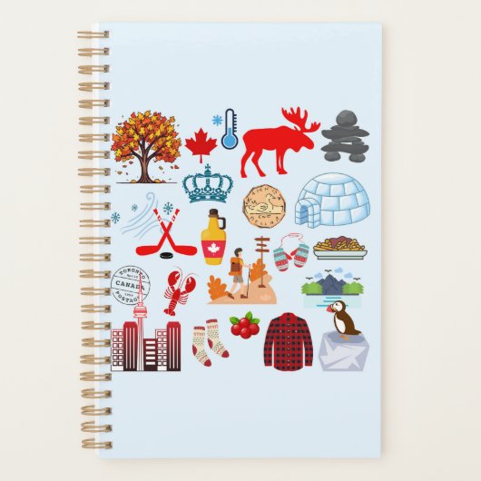 Canadese Symbolen Planner (Voorkant)