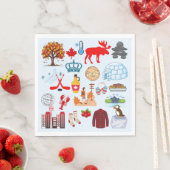 Canadese Symbolen Servet (Insitu)